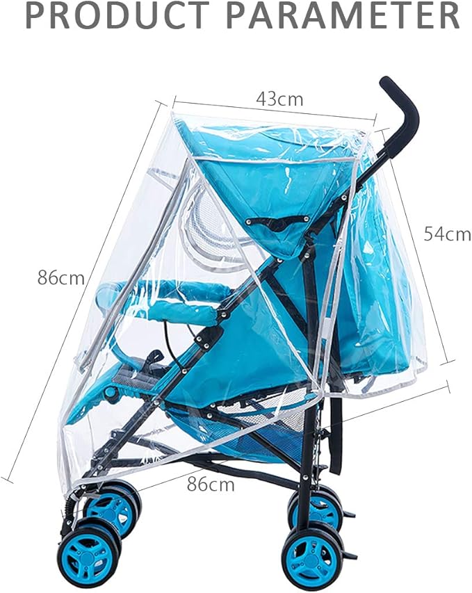 SONARIN Universal Stroller Rain Cover – Waterproof, Portable Weather Shield for Pushchairs, Prams, Buggies & All SONARIN Models